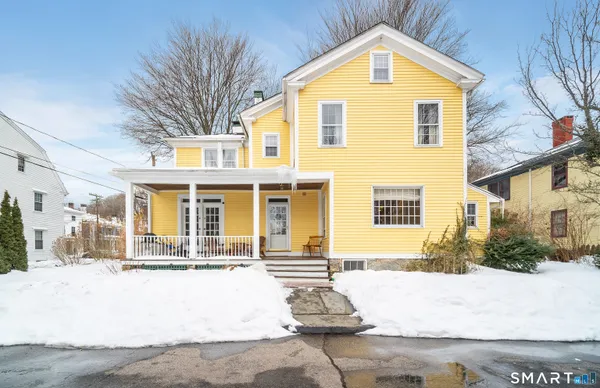 a view of a house with a swimming pool