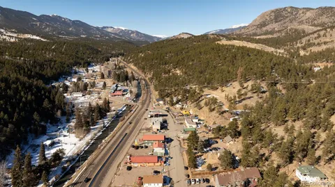 a view of city and mountain