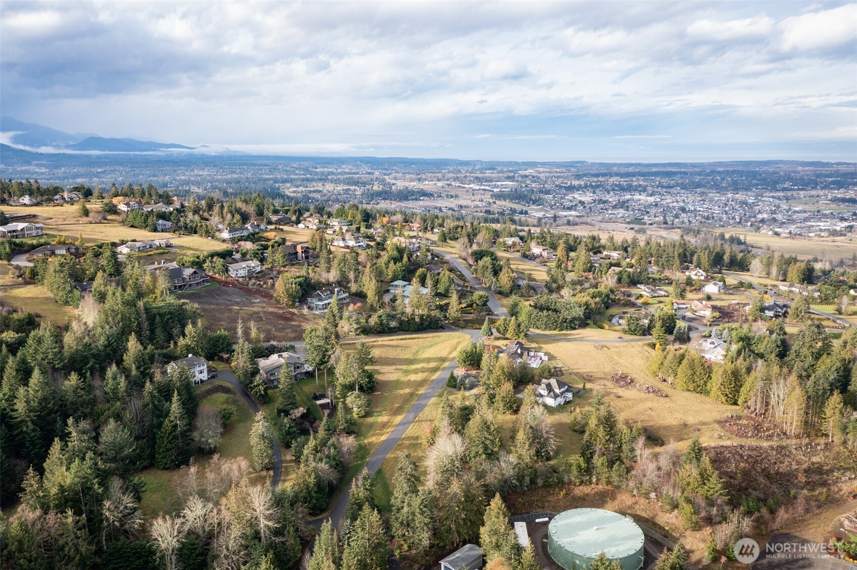 0 Elk Pass Road Sequim, WA 98382 - Photo 13 of 20 an aerial view of residential building and lake