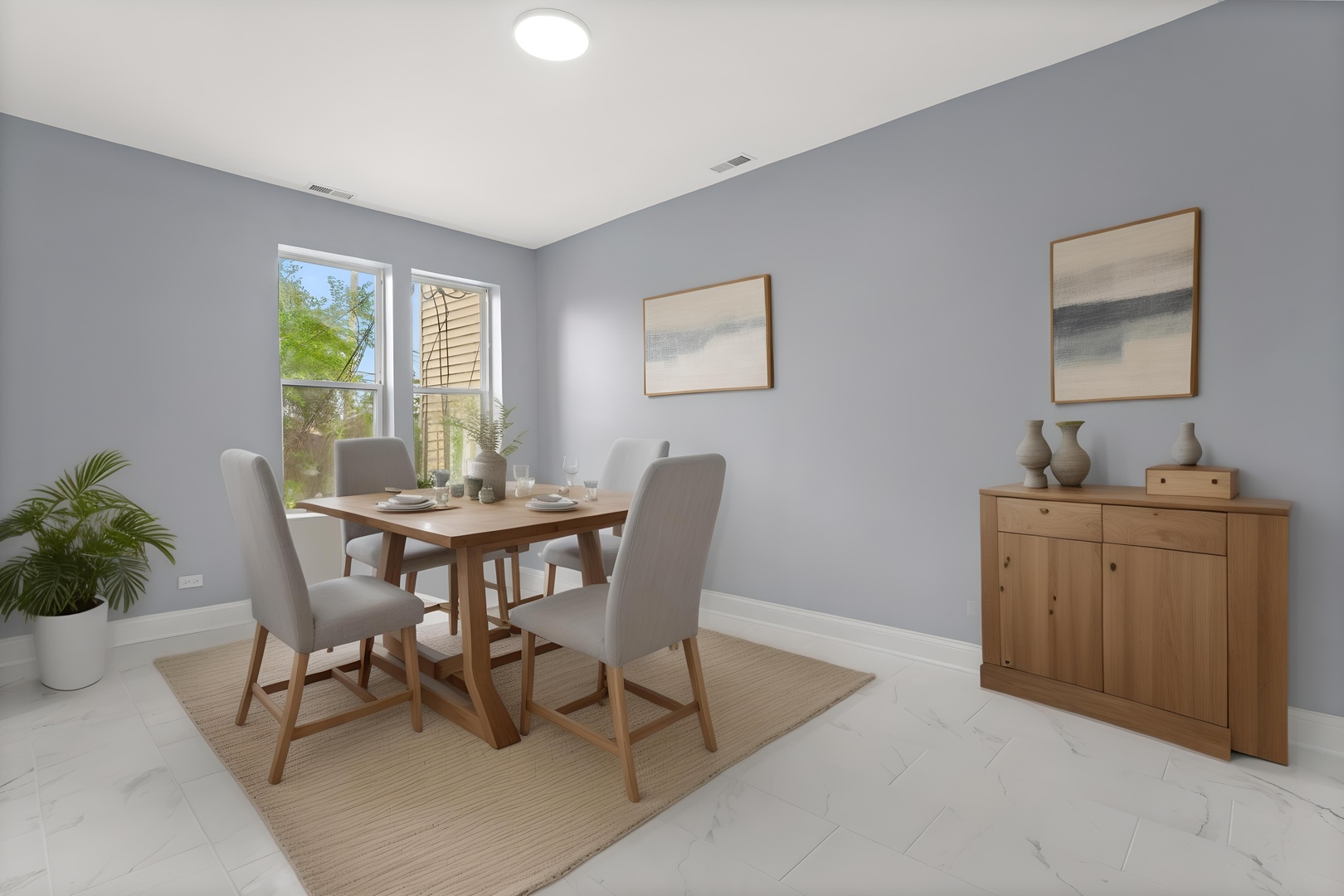4718 West Monroe Street Chicago, IL 60644 - Photo 6 of 13 a dining room with furniture and window