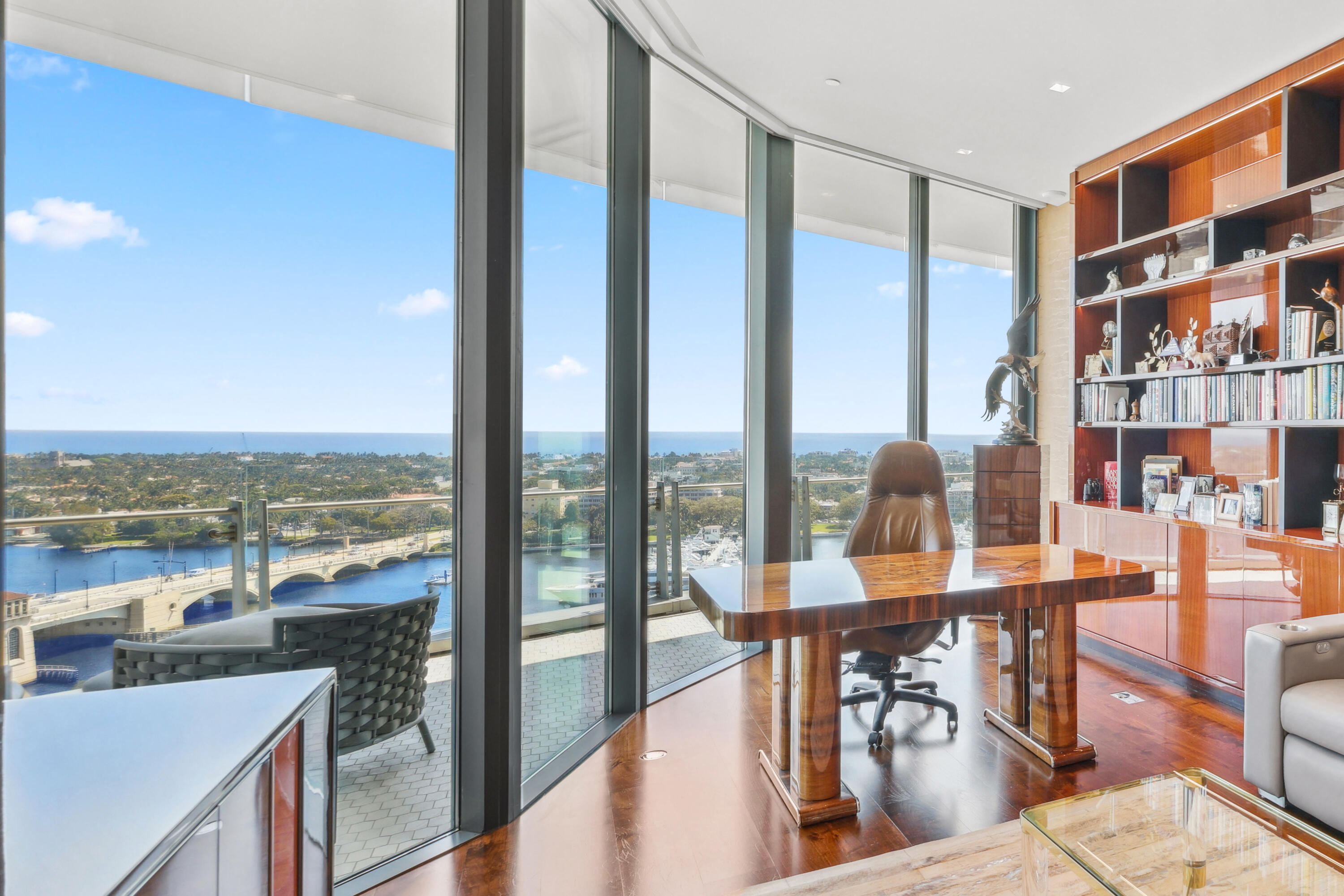 1100 South Flagler Drive, Unit 1801 West Palm Beach, FL 33401 - Photo 30 of 56 a view of a city from a living room