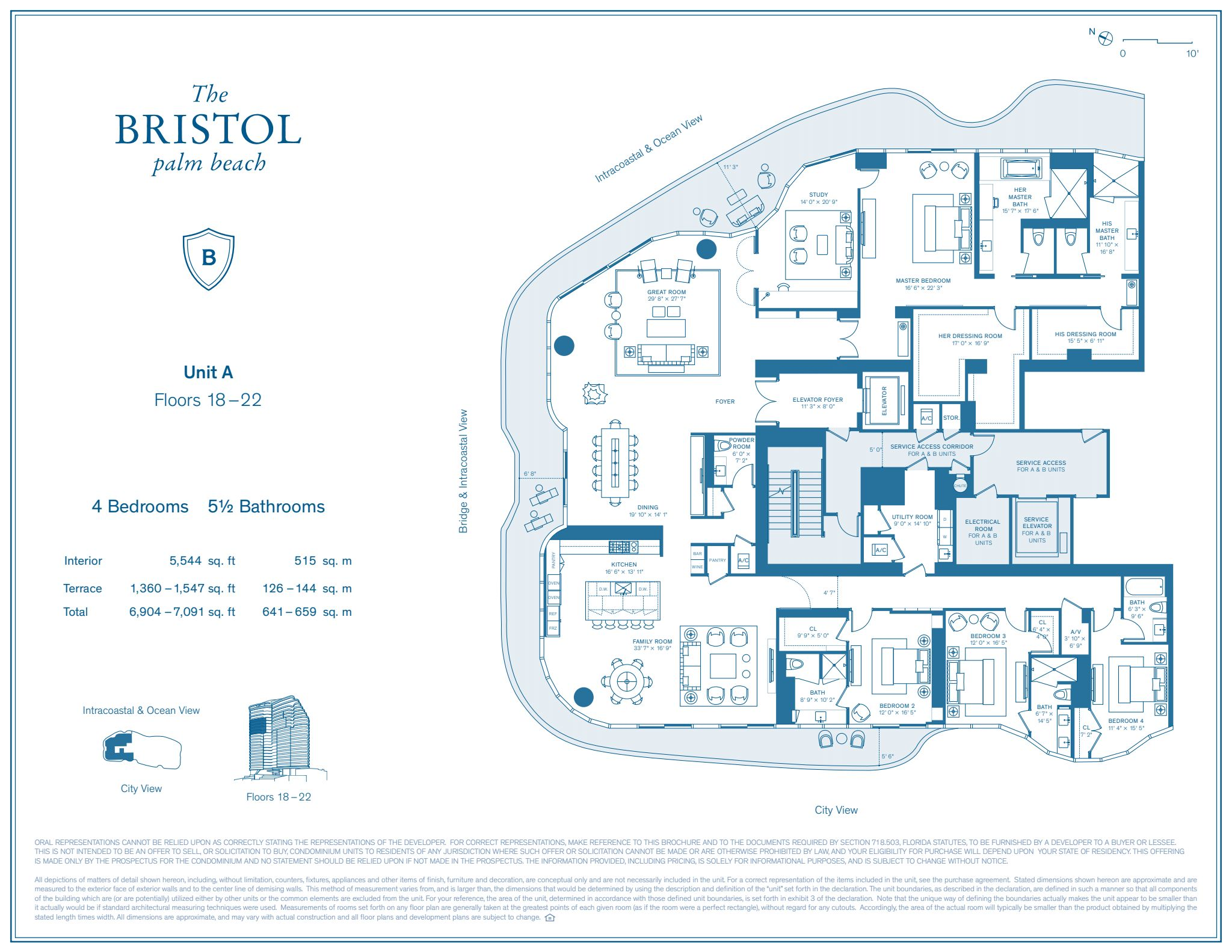 1100 South Flagler Drive, Unit 1801 West Palm Beach, FL 33401 - Photo 55 of 56