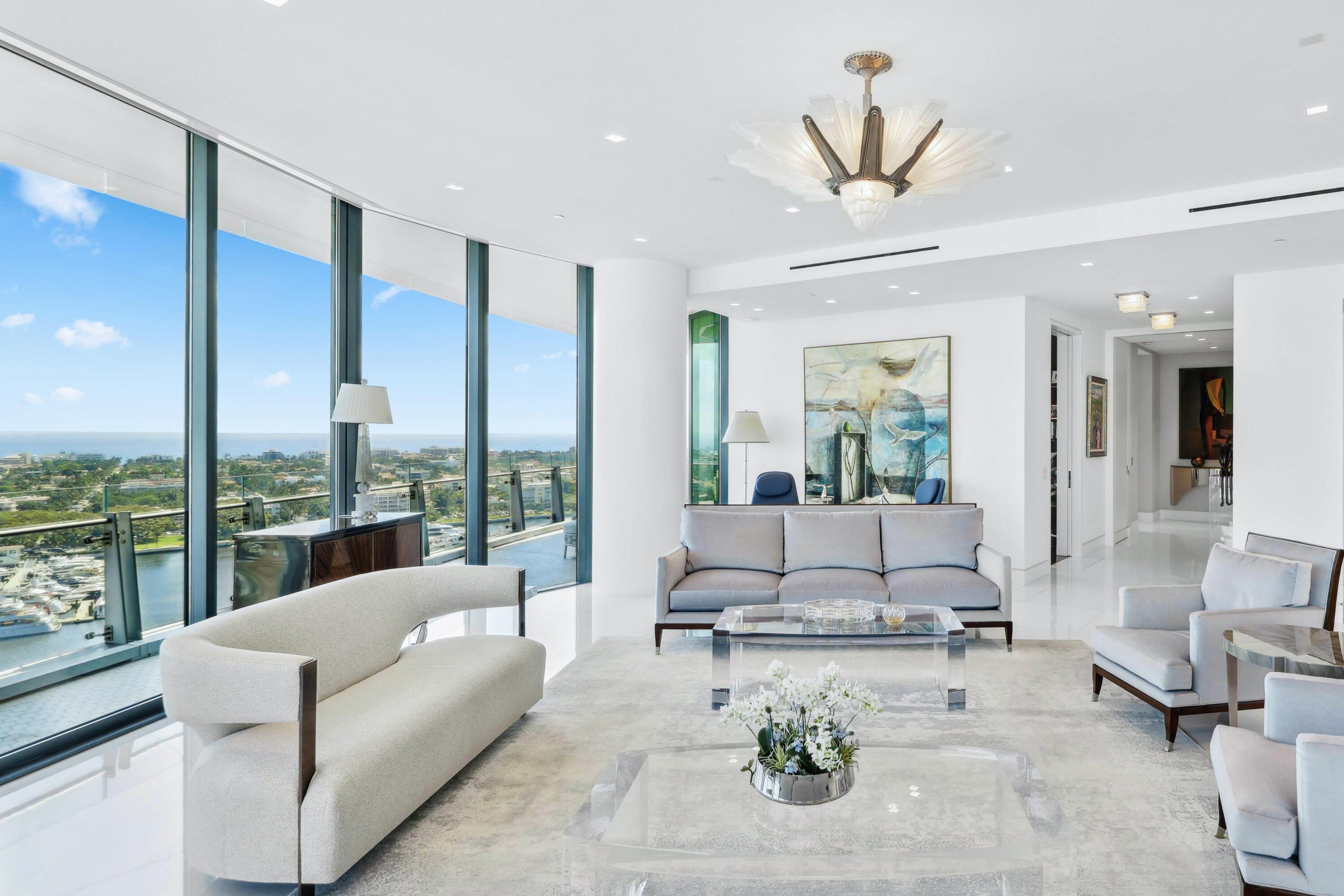 1100 South Flagler Drive, Unit 1801 West Palm Beach, FL 33401 - Photo 8 of 56 Living