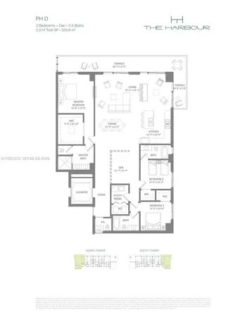 $7,650 | 16385 Biscayne Boulevard, Unit PH8, North Miami Beach, FL 33160