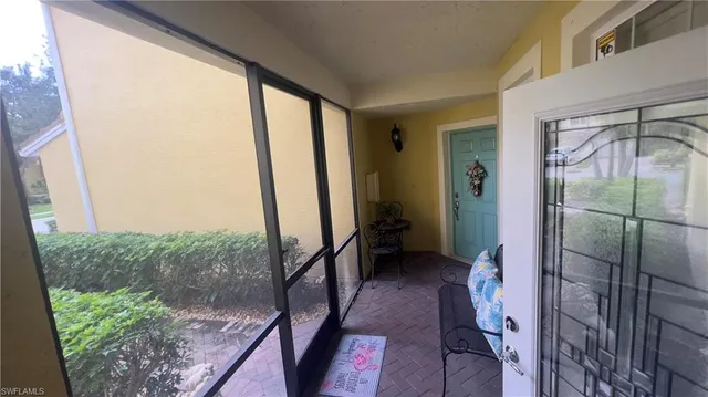 a view of a entryway door of the house