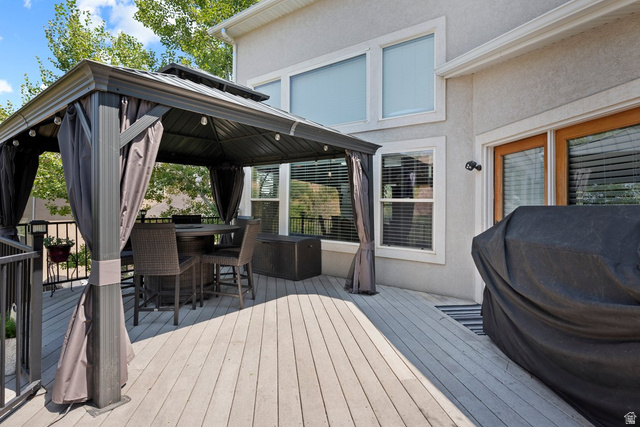 288 South Hillside Drive Elk Ridge, UT 84651 - Photo 20 of 27 Spacious deck is perfect for entertaining and offers serenity and beautiful views!