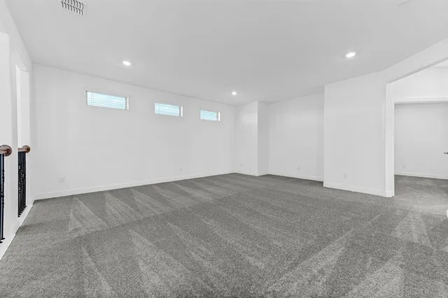 a view of a porch with a garden