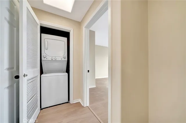 a view of a walk in closet