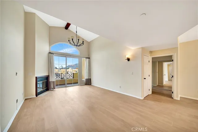a view of a livingroom with a fireplace