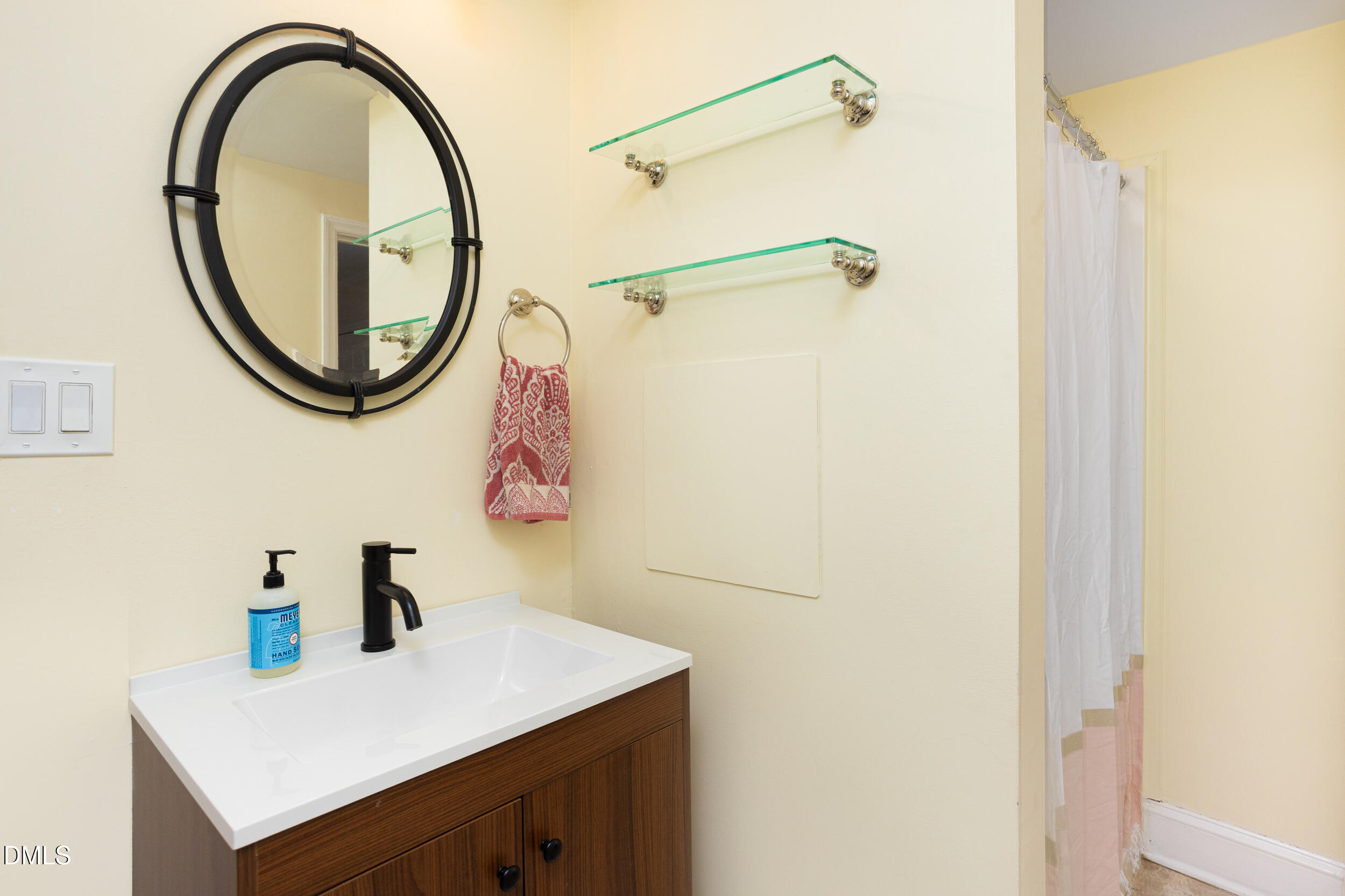 1109 North Elizabeth Street Durham, NC 27701 - Photo 37 of 44 a bathroom with a sink and a mirror