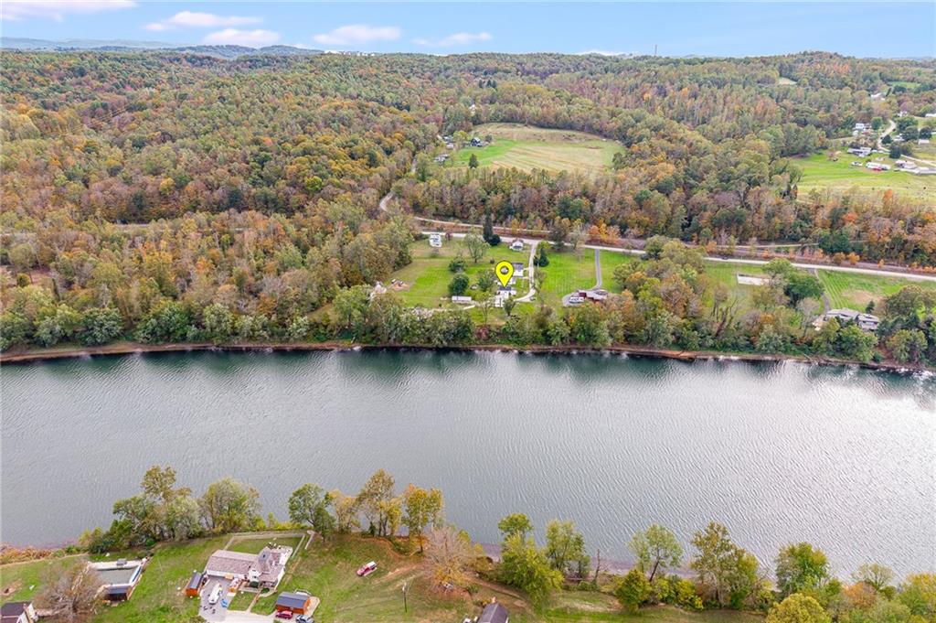 114 Post Road Dilliner, PA 15327 - Photo 19 of 50 an aerial view of a house with a lake view