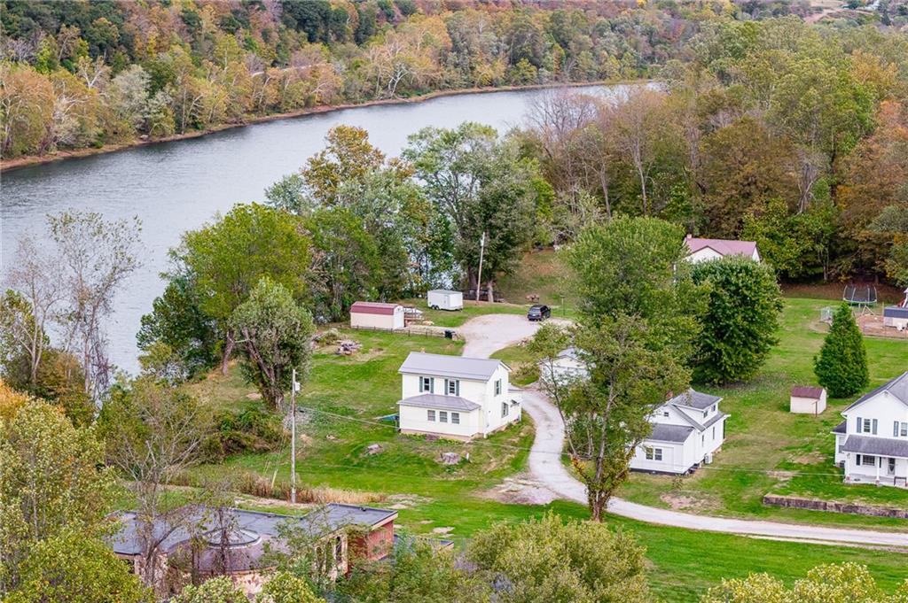 114 Post Road Dilliner, PA 15327 - Photo 21 of 50 an aerial view of a house with a yard basket ball court and outdoor seating