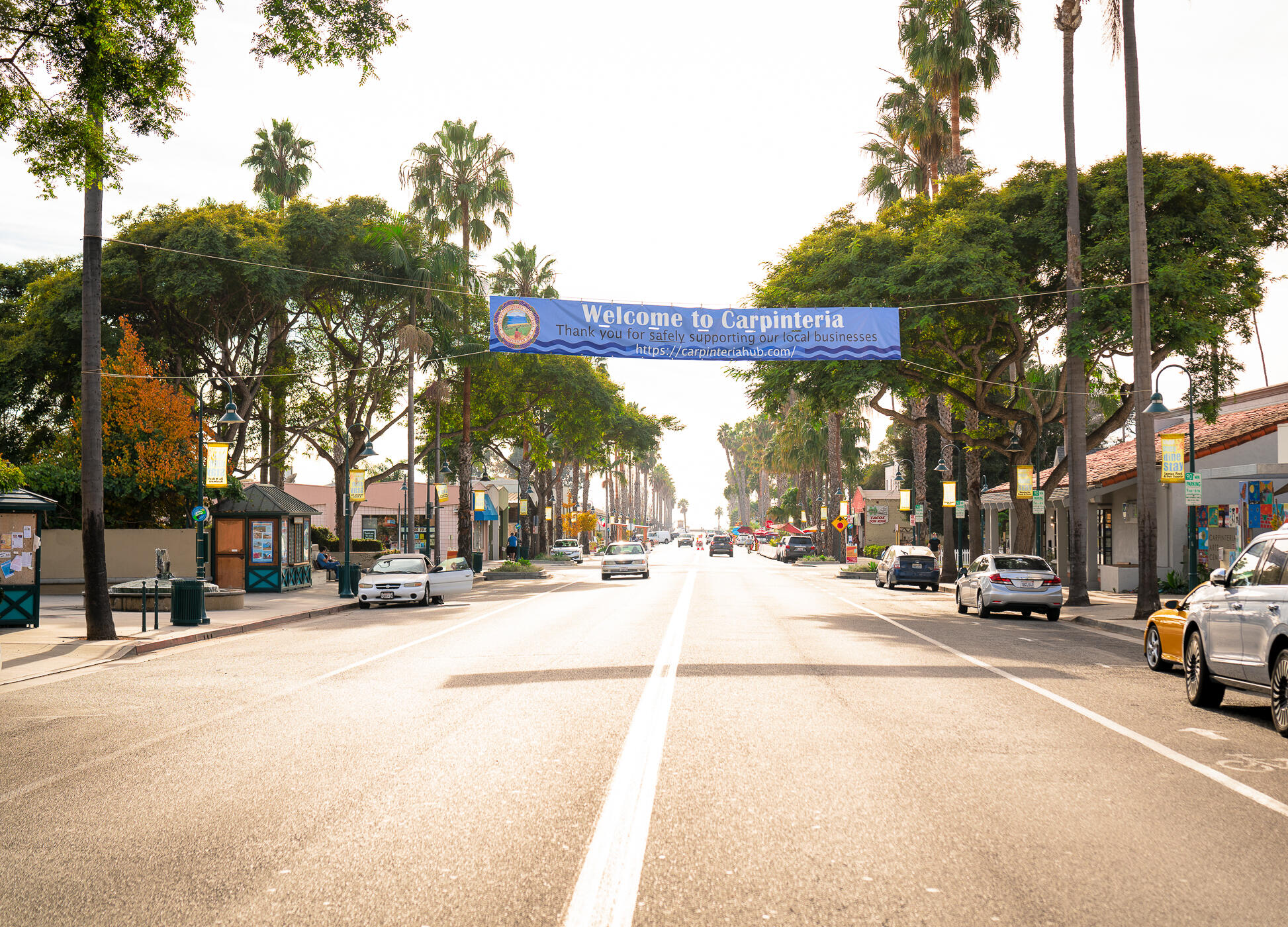 4815 Sandyland Road, Unit A Carpinteria, CA 93013 - Photo 25 of 29 a view of a street with cars on both side