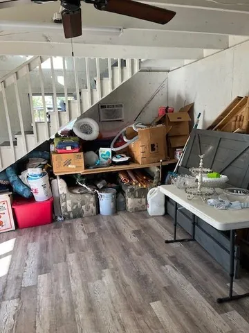 a room with musical instruments