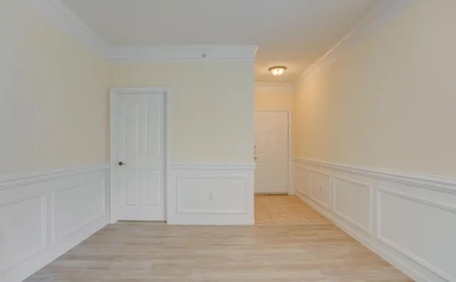 a view of an empty room