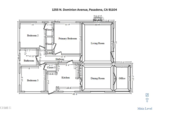 $1,190,000 | 1255 North Dominion Avenue, Pasadena, CA 91104