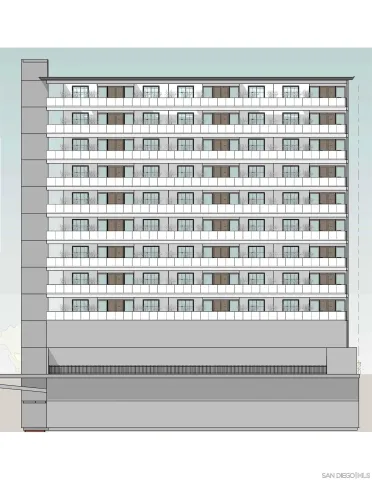 a black and white photo of a living room