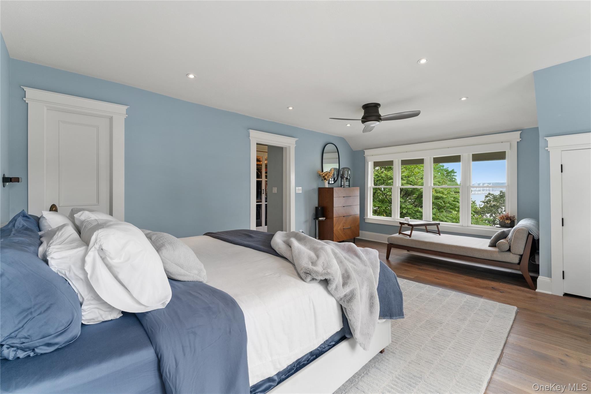 989 Rte 9W Nyack, NY 10960 - Photo 22 of 50 Primary bedroom with spectacular view of the Hudson and MC Bridge