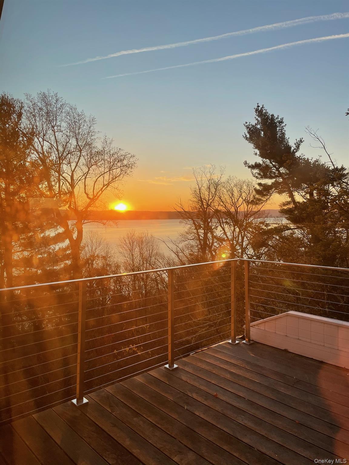 989 Rte 9W Nyack, NY 10960 - Photo 49 of 50 View of sunrise on the Hudson from the primary bedroom deck
