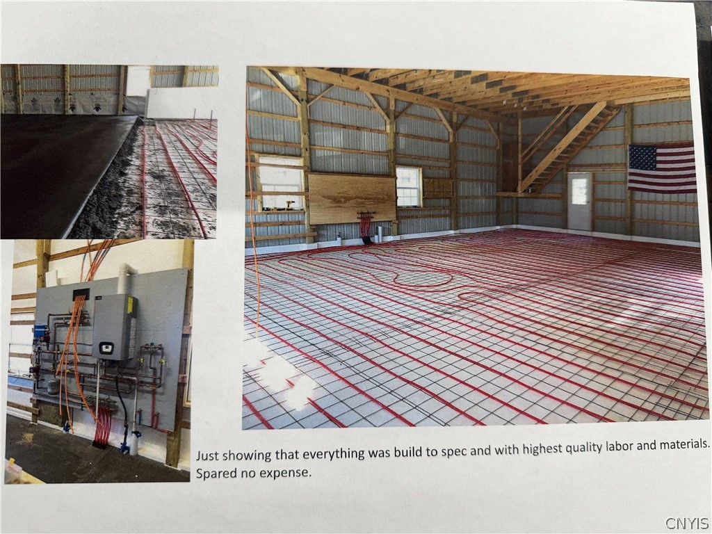 7649 Tuttle Road Bridgeport, NY 13030 - Photo 49 of 50 Radiant Heat in Floors - 8 " Concrete Floors. On Demand Water Heater For Flooring and Hot Water