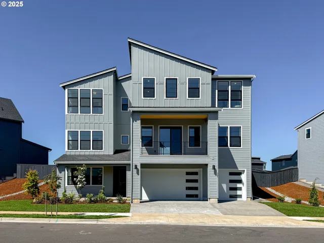 a front view of a building with street