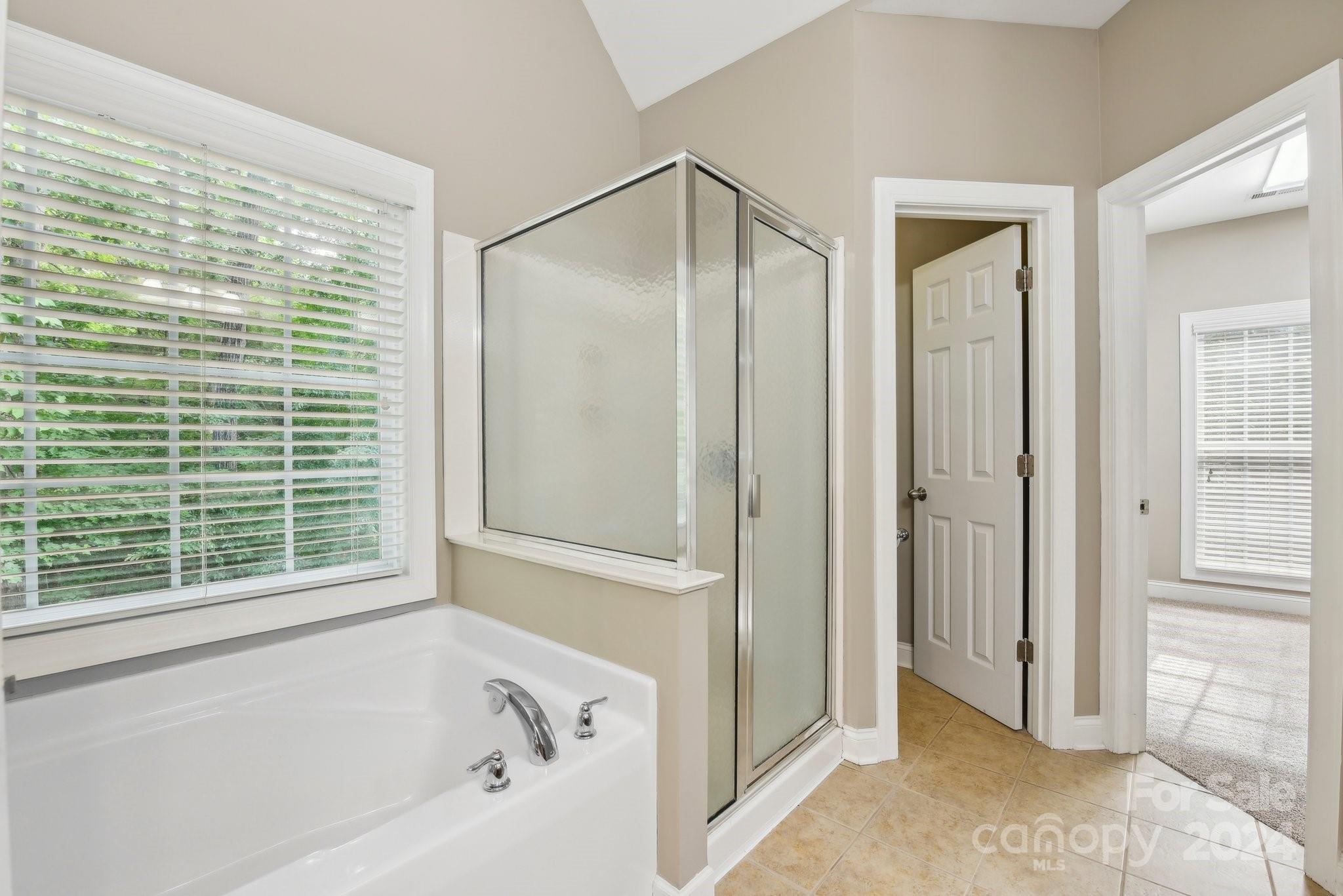 1013 Wesley Downs Road Monroe, NC 28110 - Photo 20 of 41 a bathroom with a bathtub and a shower