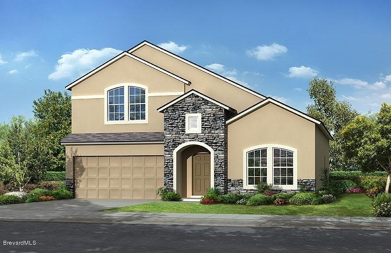 1695 Litchfield Drive West Melbourne, FL 32904 - Photo 3 of 3 2305 B Color Elevation - Revised