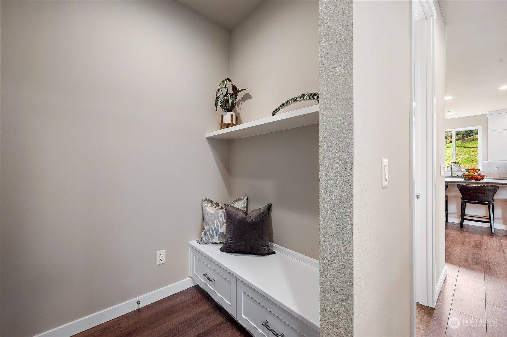 24230 Brier Road Brier, WA 98036 - Photo 18 of 40 a view of an entryway with wooden floor