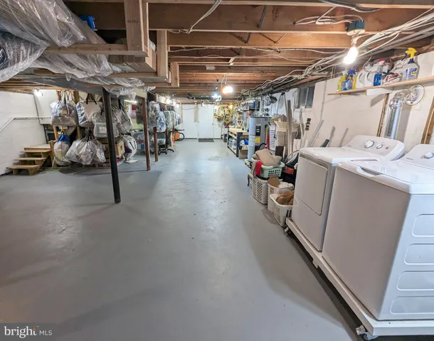 a view of storage and utility room