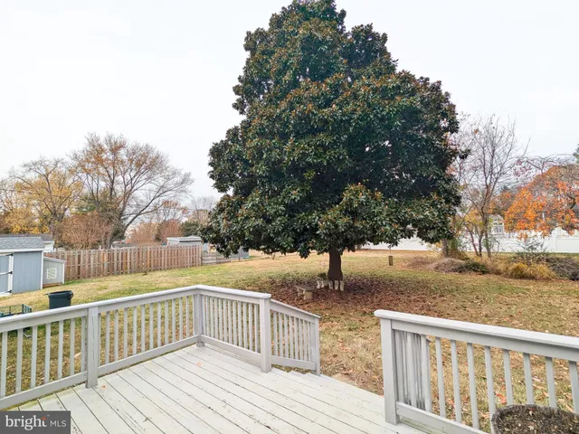 a view of a wooden roof deck