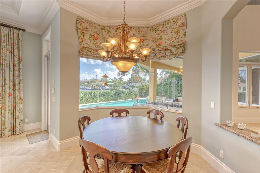 2320 Northeast 34th Court Lighthouse Point, FL 33064 - Photo 6 of 97 Informal dining room with water views