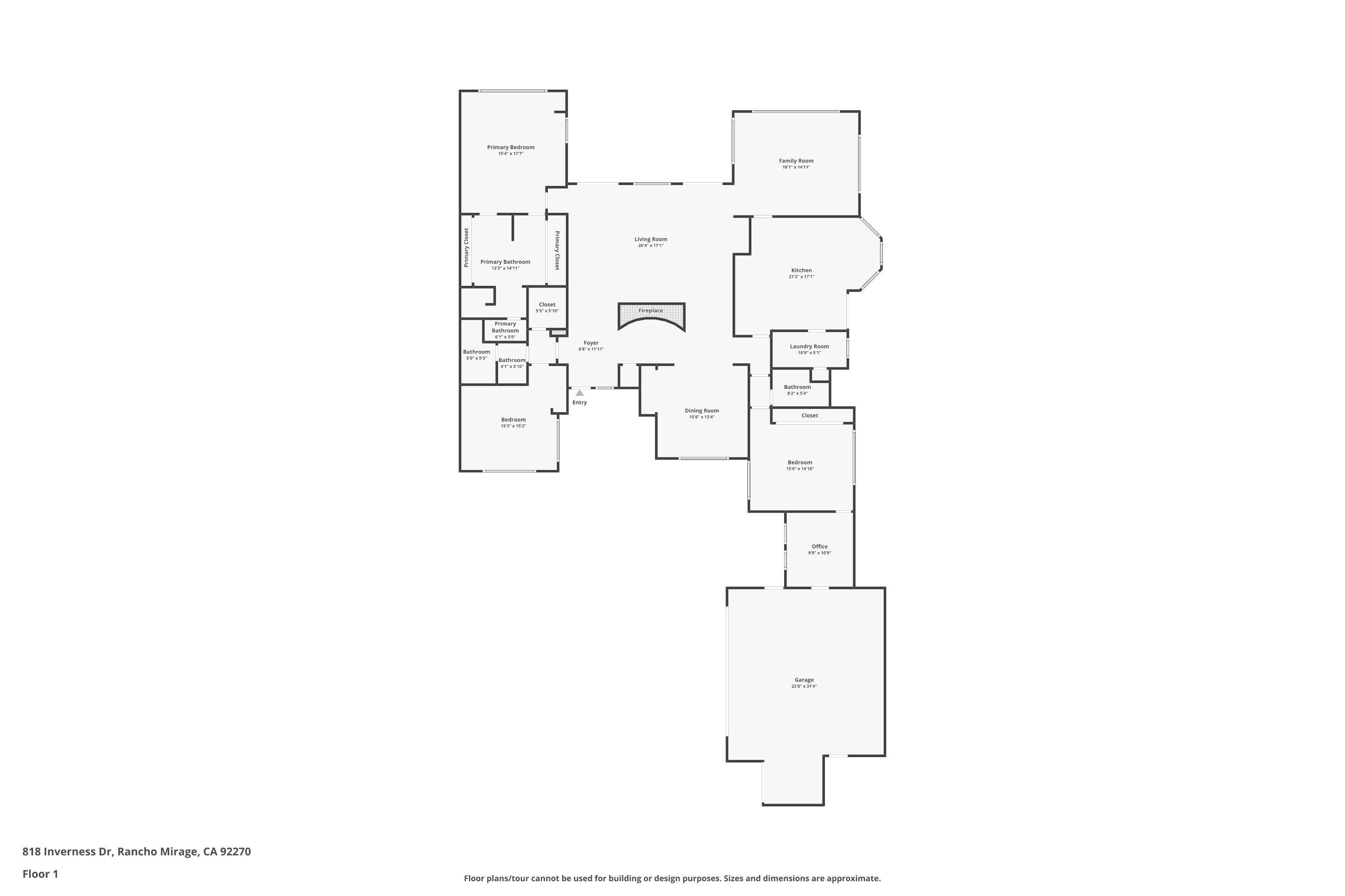 818 Inverness Drive Rancho Mirage, CA 92270 - Photo 52 of 52 818FloorPlan
