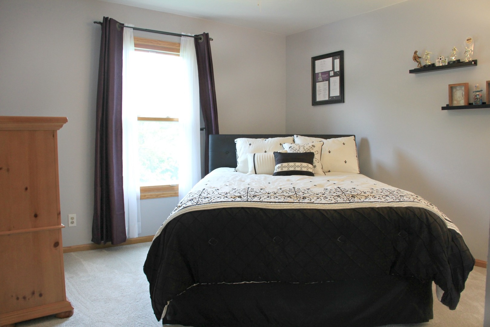 1316 Giese Road Batavia, IL 60510 - Photo 17 of 28 a bedroom with a bed and a window