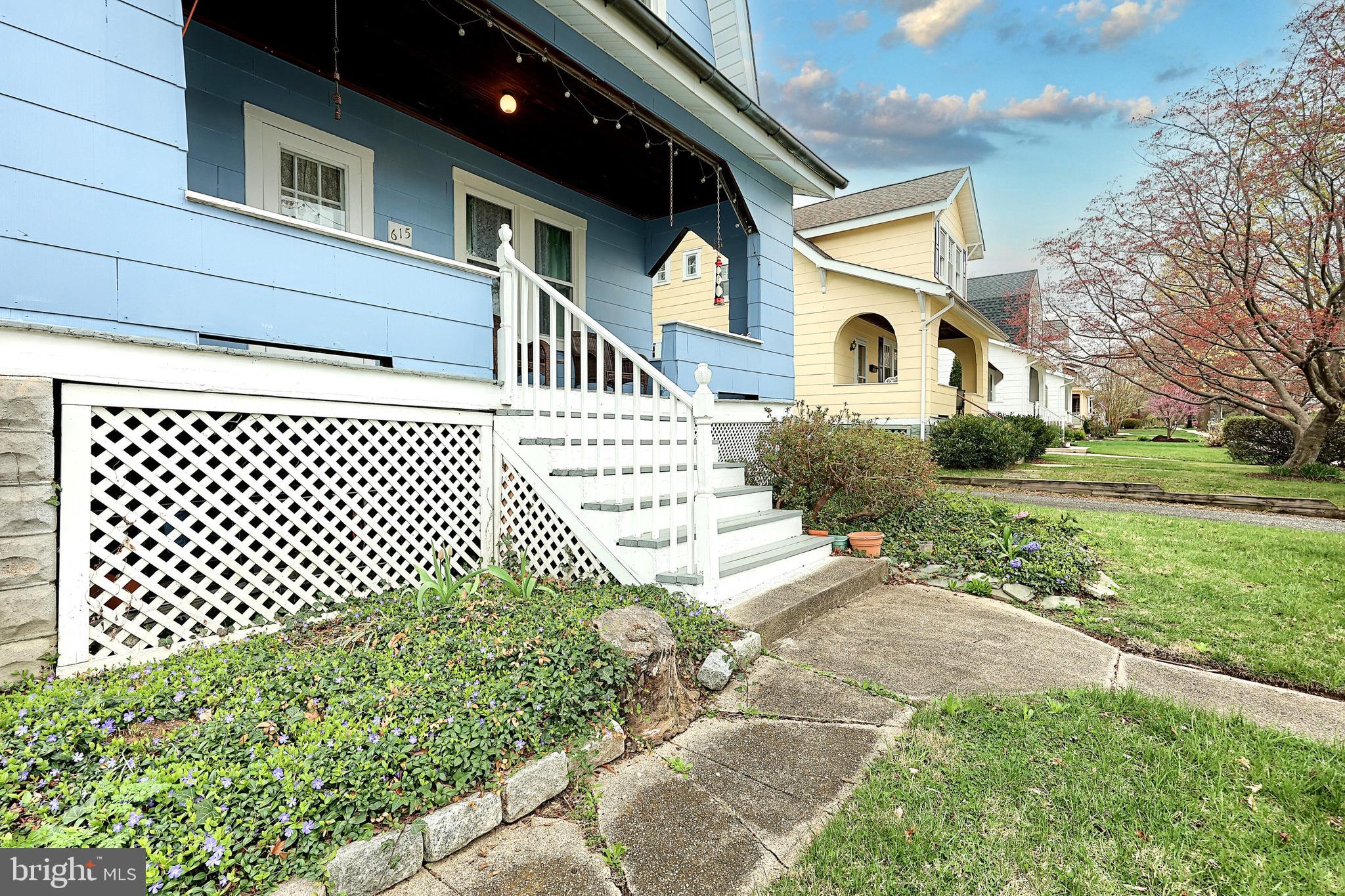 615 Dunkirk Road Baltimore, MD 21212 - Photo 6 of 45 a front view of a house with a yard