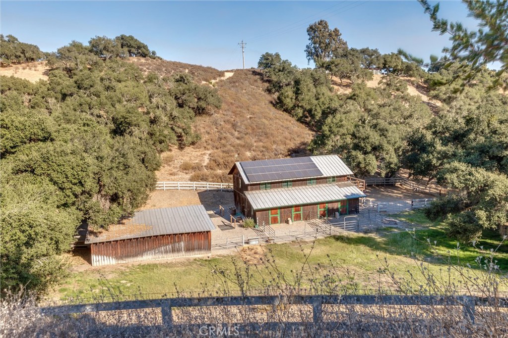 3595 West Oak Trail Road Santa Ynez, CA 93460 - Photo 54 of 60 an aerial view of a house with a yard