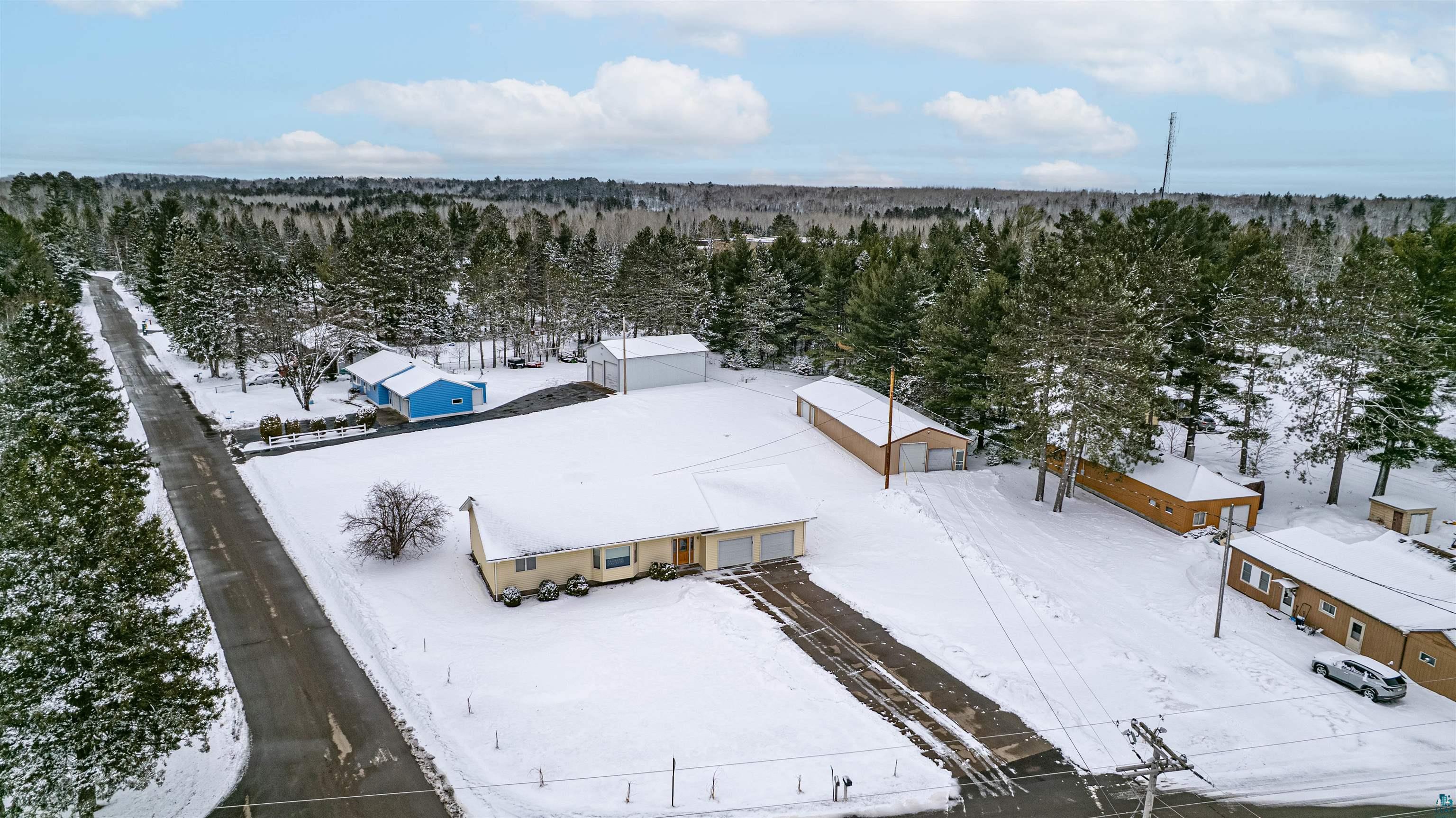 1580 Olsonville Road Carlton, MN 55718 - Photo 27 of 30 View of snowy aerial view