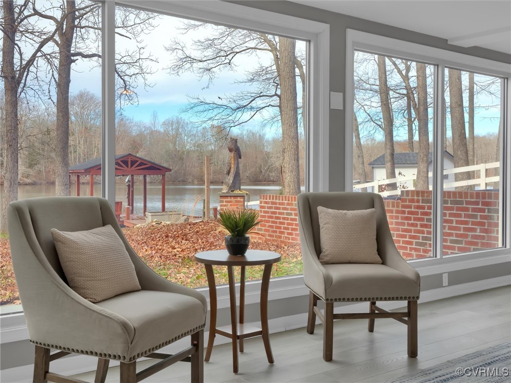 3 Lakeside Drive Columbia, VA 23038 - Photo 38 of 49 Sunroom with a water view