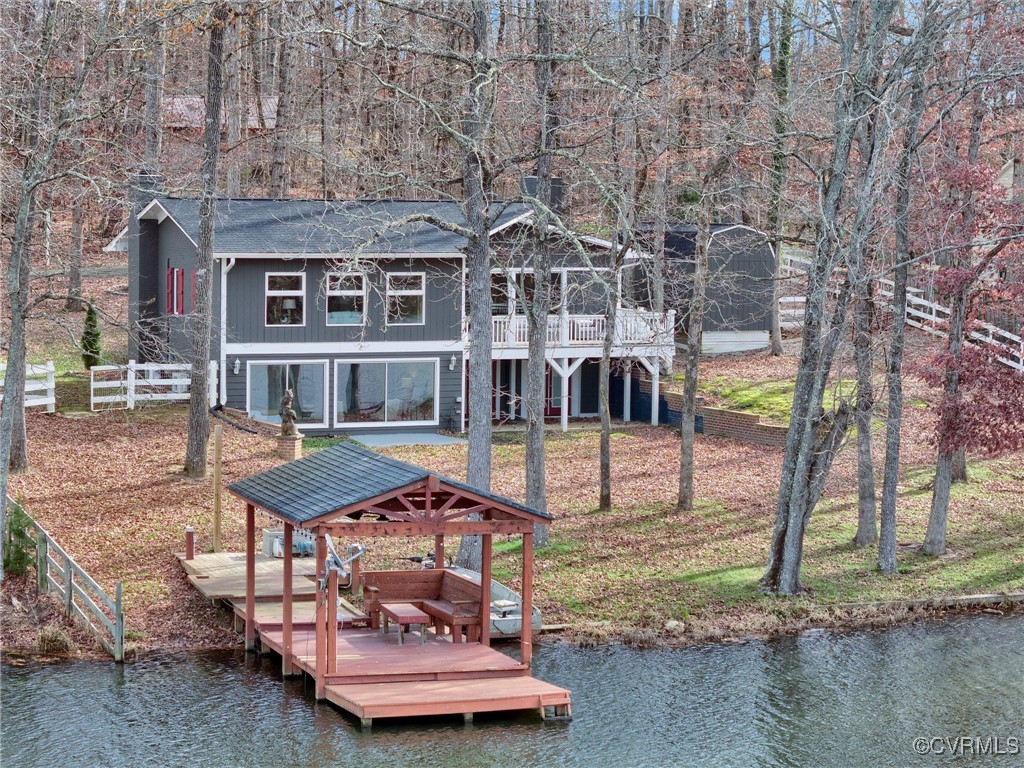 3 Lakeside Drive Columbia, VA 23038 - Photo 4 of 49 View of dock with a deck with water view