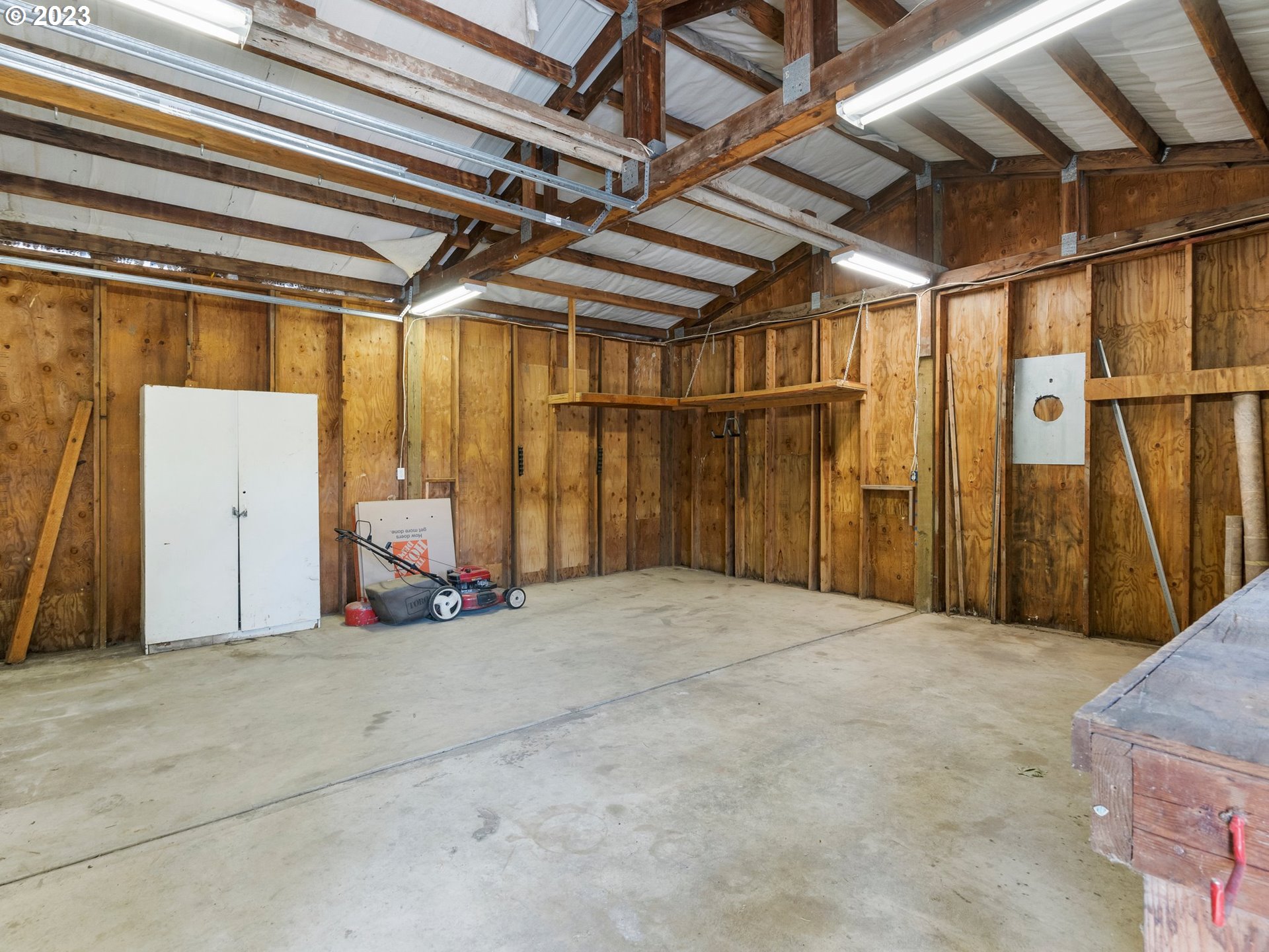 22114 Northeast 29th Avenue Ridgefield, WA 98642 - Photo 36 of 46 a view of a room with wooden walls
