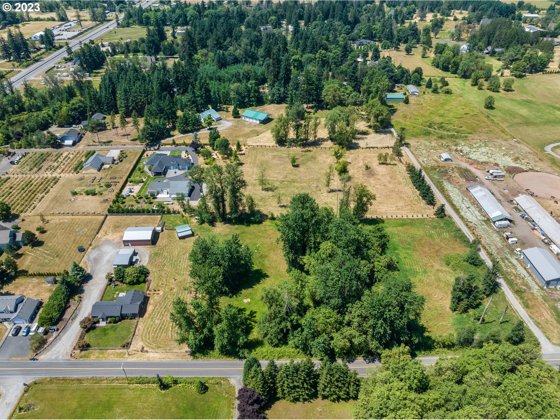 22114 Northeast 29th Avenue Ridgefield, WA 98642 - Photo 45 of 46 an aerial view of residential houses with outdoor space