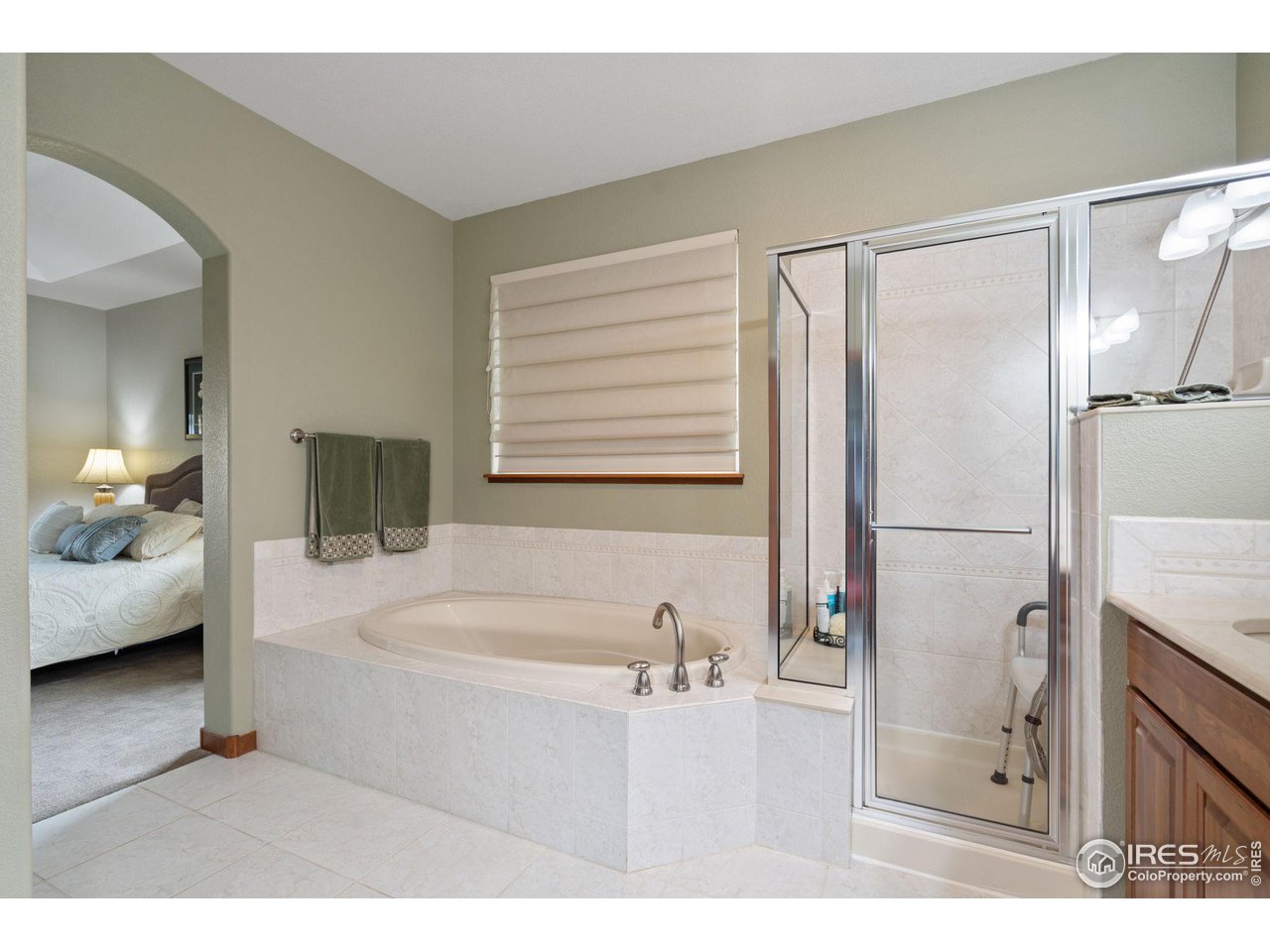 6564 Half Moon Bay Drive Windsor, CO 80550 - Photo 13 of 28 a bathroom with a bathtub and a sink