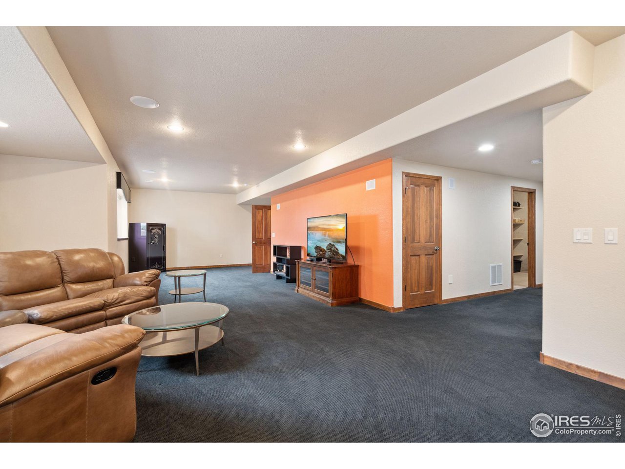6564 Half Moon Bay Drive Windsor, CO 80550 - Photo 19 of 28 a living room with furniture and a wooden floor