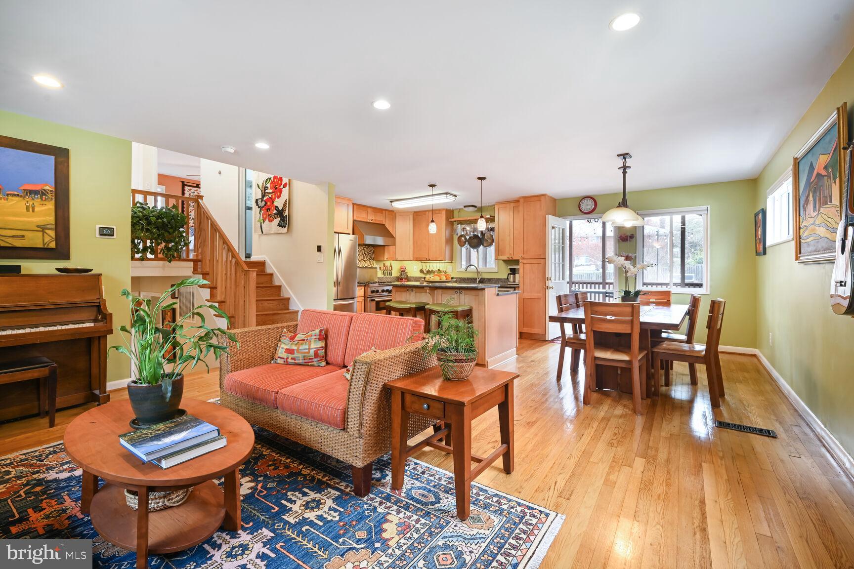 2308 Peggy Lane Silver Spring, MD 20910 - Photo 7 of 27 a living room with furniture and a wooden floor