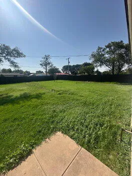 a view of outdoor space and deck