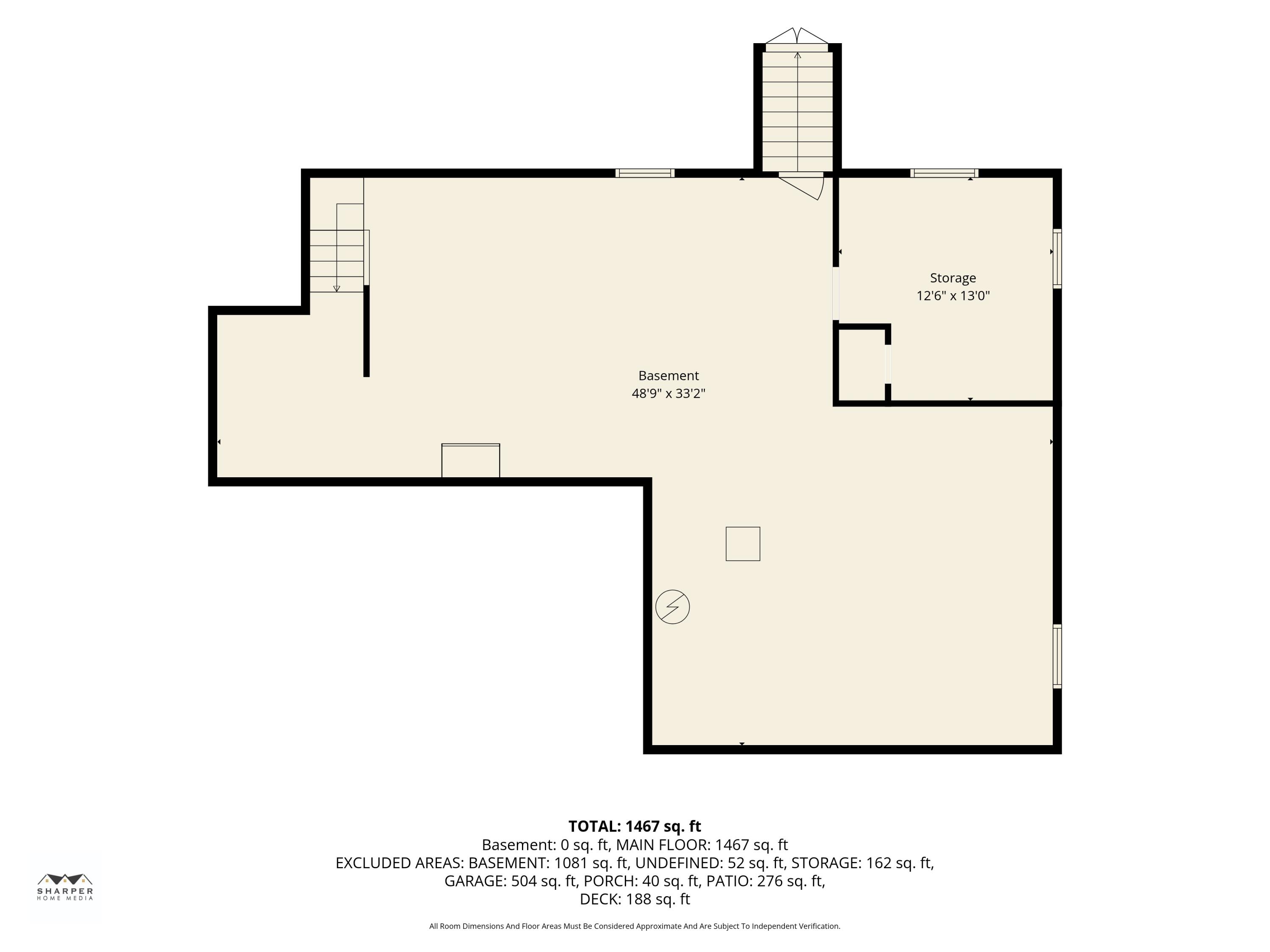 755 South Smith Road Eaton Rapids, MI 48827 - Photo 78 of 79 Basement Floorplan