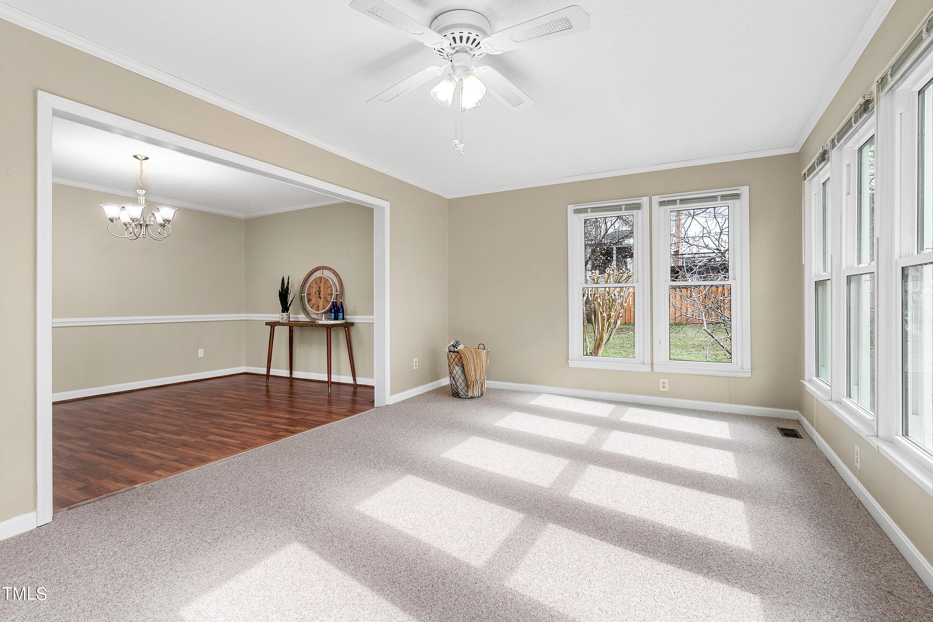 1104 Turner Farms Road Garner, NC 27529 - Photo 11 of 35 View from Sunroom
