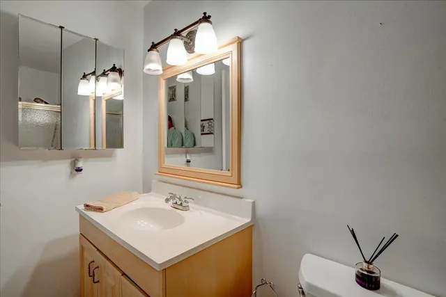 a view of a garden with a fountain