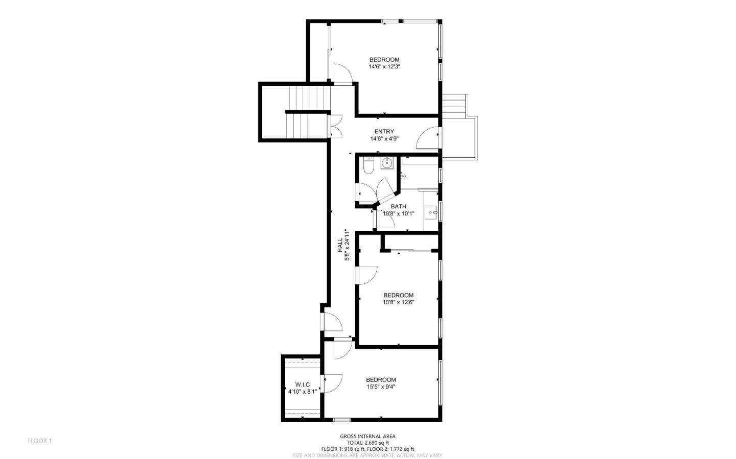 190 Upper Walden Road Carmel, CA 93923 - Photo 33 of 34 a picture of floor plan
