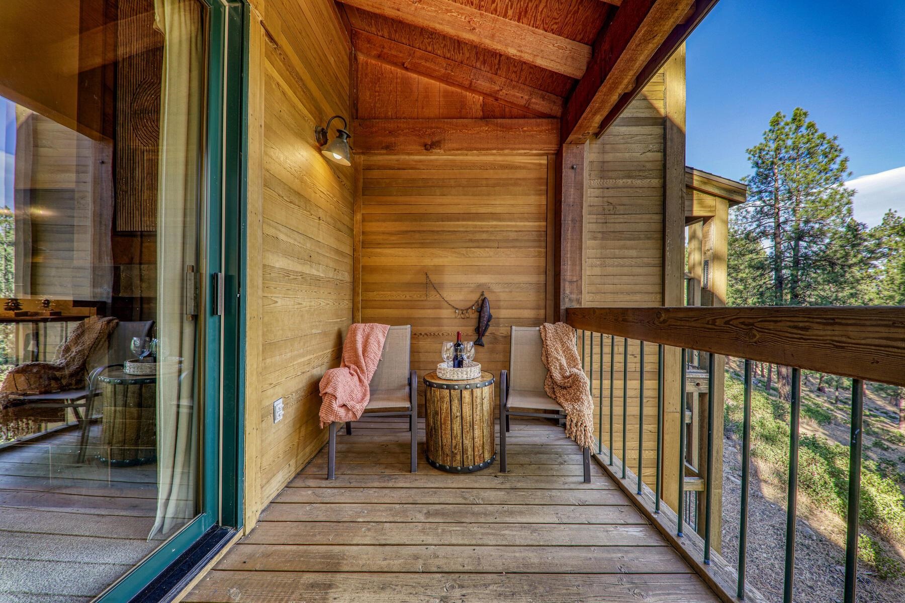 5105 Gold Bend Truckee, CA 96161 - Photo 19 of 27 a view of a balcony with chair and floor to ceiling window