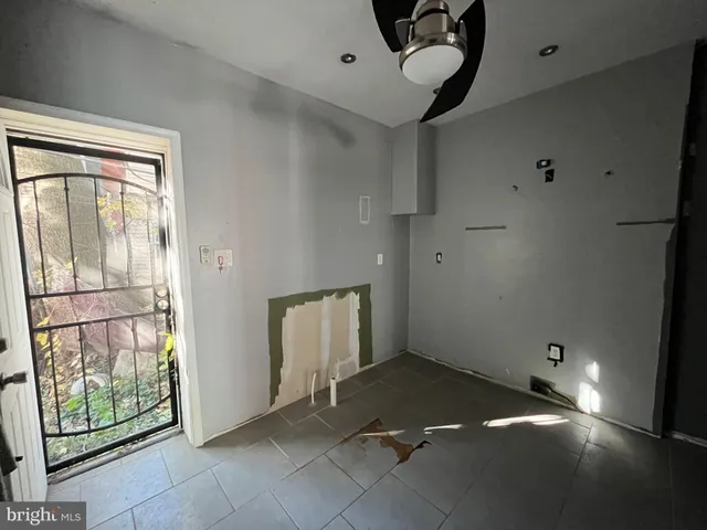 a view of an empty room